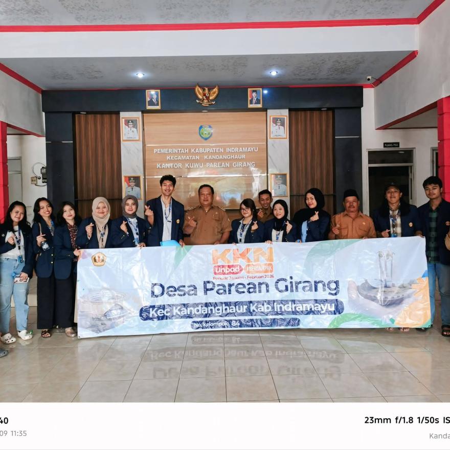 Perpisahan KKN Unpad di Desa Parean Girang