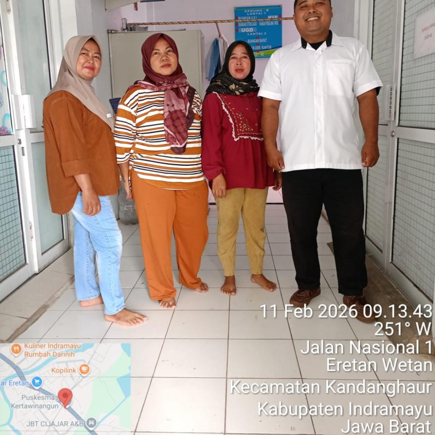 Pelayanan MKJP di PKM Kertawinangun Eretan Wetan